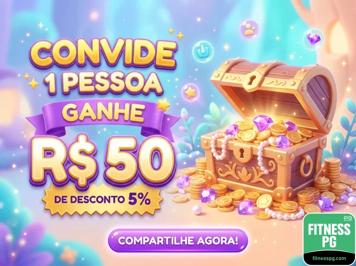 fitnesspg - aproveitar seu promoção especial - Cashback Semanal